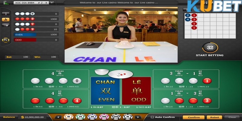 Xóc đĩa Kubet - Cơ hội chốt kèo thơm để sớm về bờ ngay 4 Lượt cược hợp lệ cần đặt trong thời gian dealer chưa mở cược
